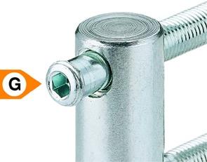 Produktbild Anuba Einbohrbänder