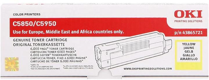 Actual product image OKI 43865721 (Y)