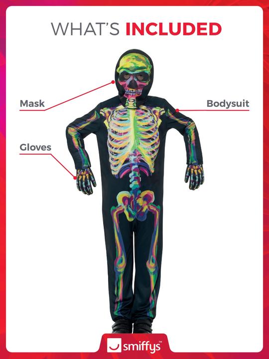 Actual product image Smiffys Glow in the dark skeleton (116, 122, 128)
