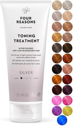 Produktbild Four Reasons Color Mask Silver Toning Treatment Color Depositing Conditioner Tone & Enhance Color-Tr (200 ml)