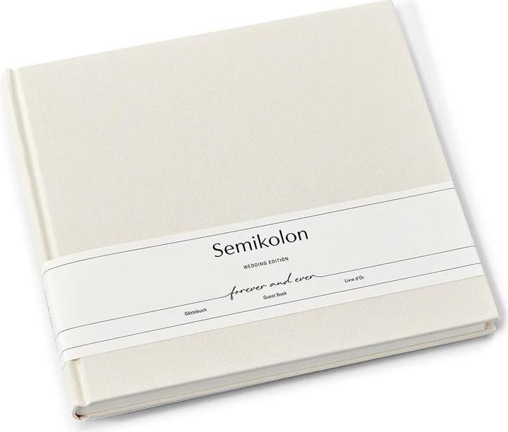Produktbild Semikolon Gästebuch, chamois Wedding Edition (23 x 25 cm)