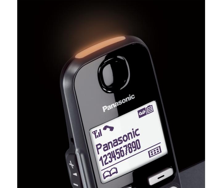 Productafbeelding Panasonic KX-TGE262NLB telefoon DECT-telefoon Nummerherkenning Zwart