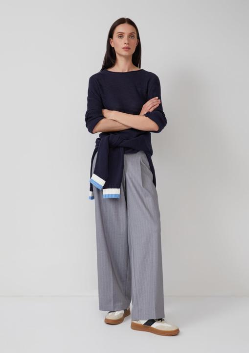 Image du produit s.Oliver Strickpullover Strickpullover im Slim Fit mit Rollkanten (40)