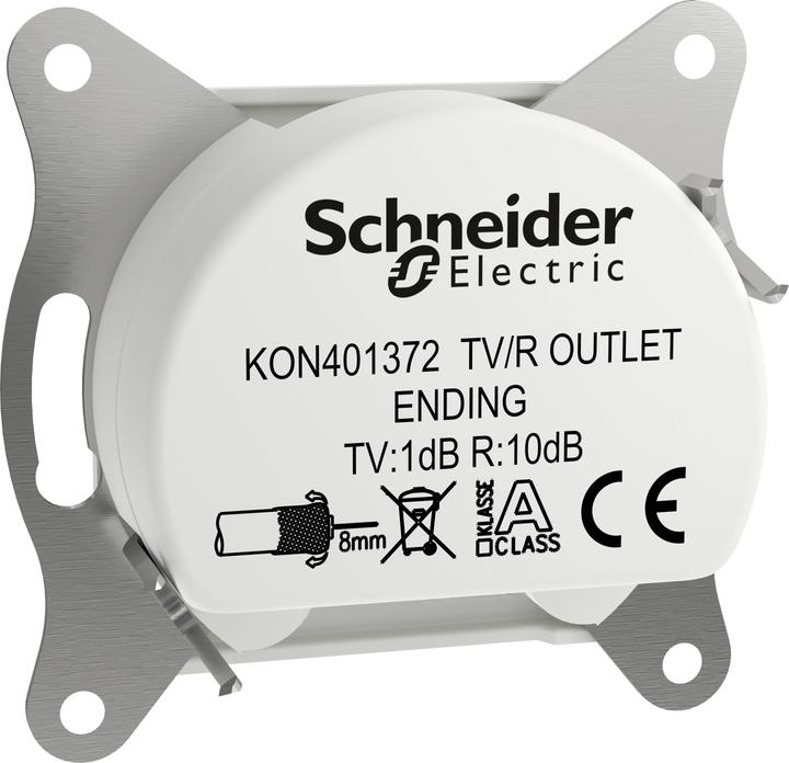 Produktbild Schneider Electric TV-, Radio-Enddose Asfora Weiss (RAL 9003) EPH3300721D