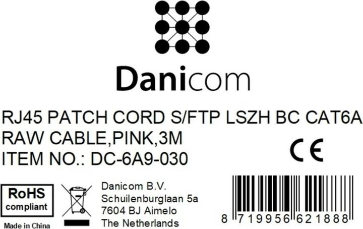 Produktbild Dsit CAT 6a Netzwerkkabel LSOH (CAT6a, 3 m)