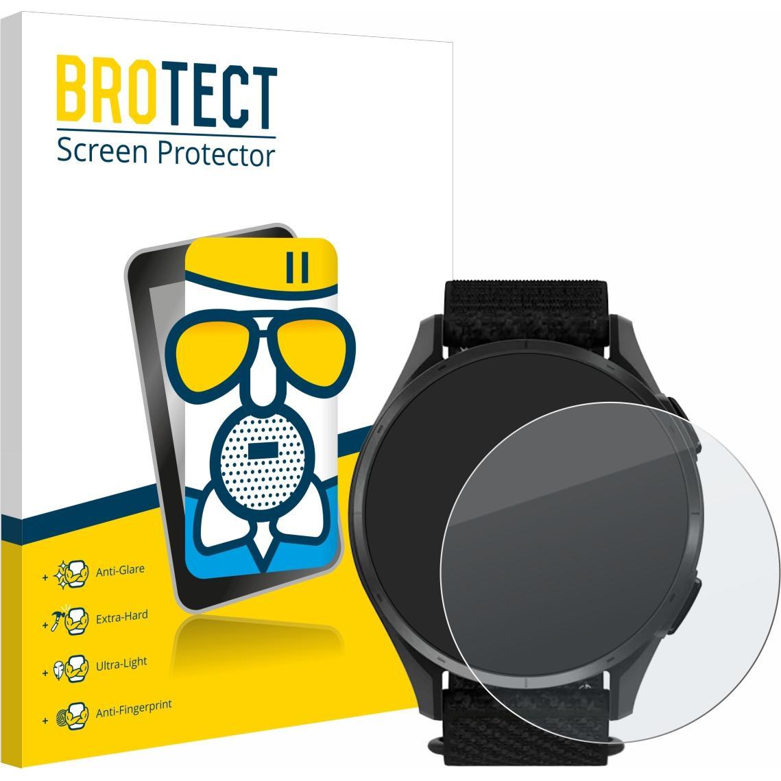 BROTECT Schutzglas Schutzfolie Displayschutz Display Schutz Glas Folie matt, Smartwatch Schutzfolie, Grau
