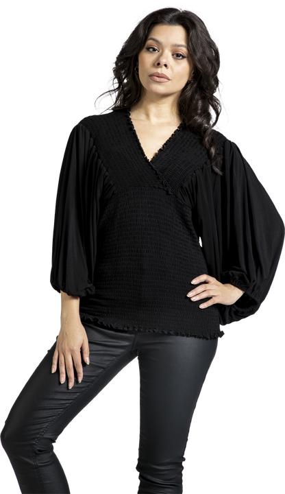 Produktbild Black Premium Smocked Top (M)