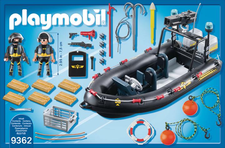 Produktbild Playmobil SEK-Schlauchboot (9362)