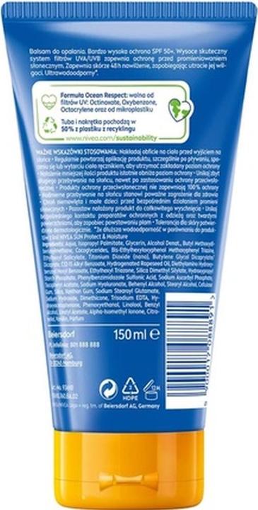 Produktbild NIVEA Sun Protect & Moisture Moisturizing Sunscreen SPF50+ 150ml (Sonnencreme, SPF 50+, 150 ml)