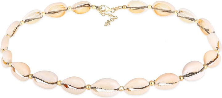 Produktbild Elli Choker, Muschel (Muschel, 925 Sterling Silber vergoldet, No stone, Nylon, 36 cm)
