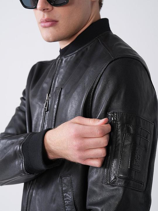 Actual product image Belstaff MARKER leather jacket (L)