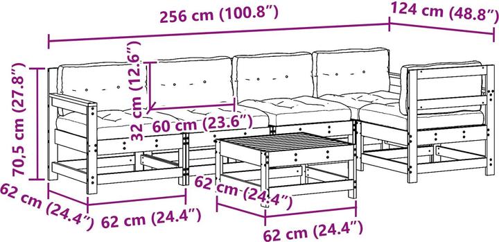Produktbild vidaXL Garten-Lounge-Set