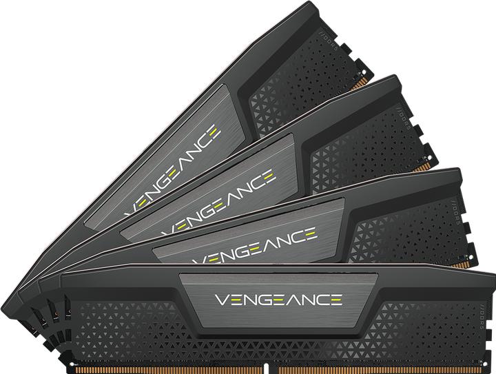 Productafbeelding Corsair DDR5 64GB PC 6200 CL32 KIT (4x16GB) VENGEANCE Zwart retail (4 x 16GB, 6200 MHz, DDR5 RAM, DIMM 288 pin)