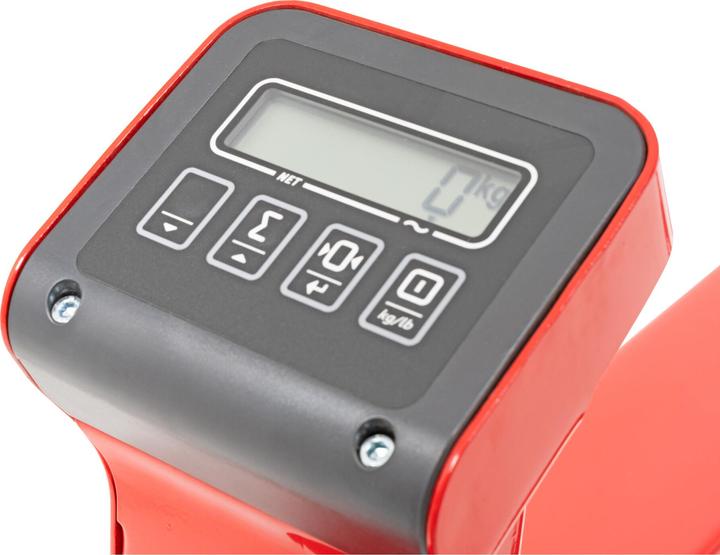 Actual product image Stier Weighing pallet truck with printer 1kg increments Load capacity 2000kg