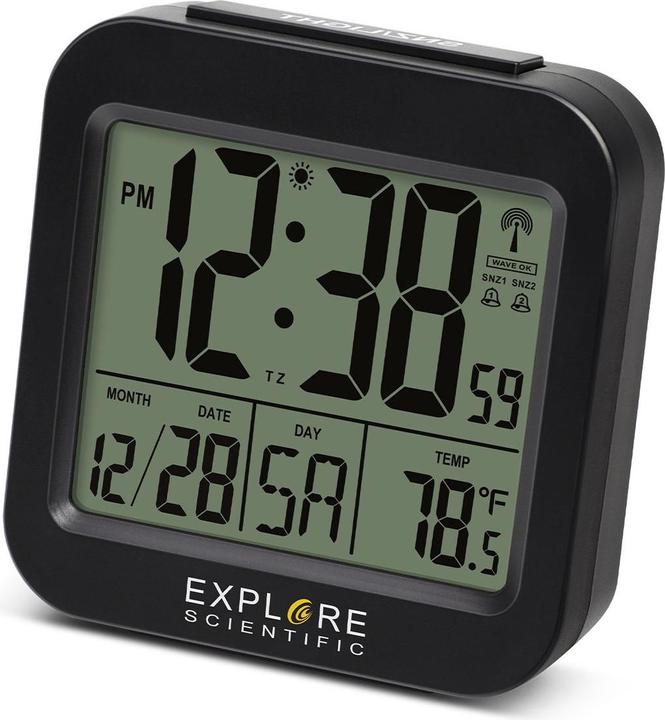 Immagine prodotto Oregon Scientific Explore Scientific RDC 1008 Sveglia digitale Nero