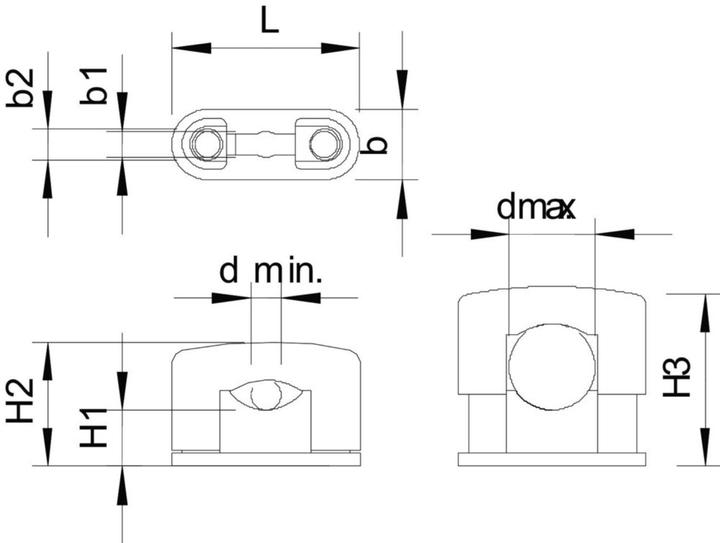 Actual product image OBO Bettermann SOM clamp