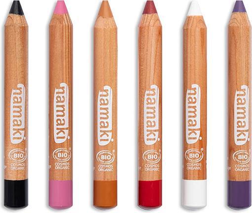 Image du produit Namaki Crayons de maquillage bio 6 couleurs, World of Horrors