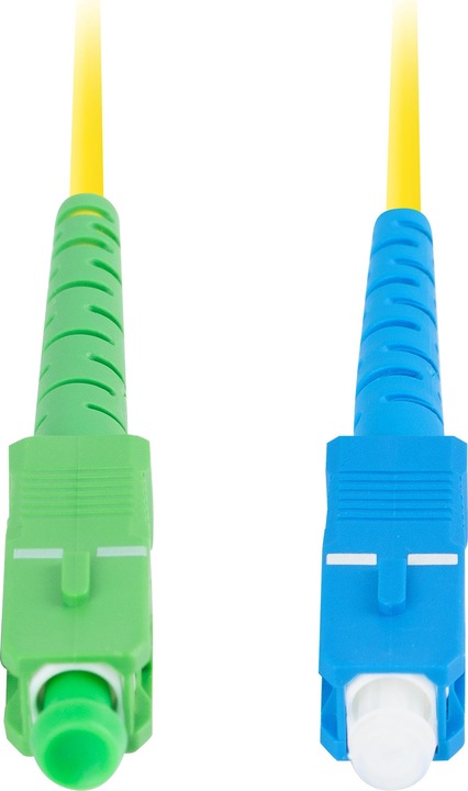 Produktbild Lanberg Fiberglas optic Netzwerkkabel Sm Sc / Apc-Sc / Upc Simplex 3.0mm 1m gelb (S/UTP, CAT6e, 1 m)