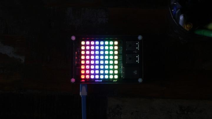 Actual product image Pimoroni Unicorn HAT (HAS)