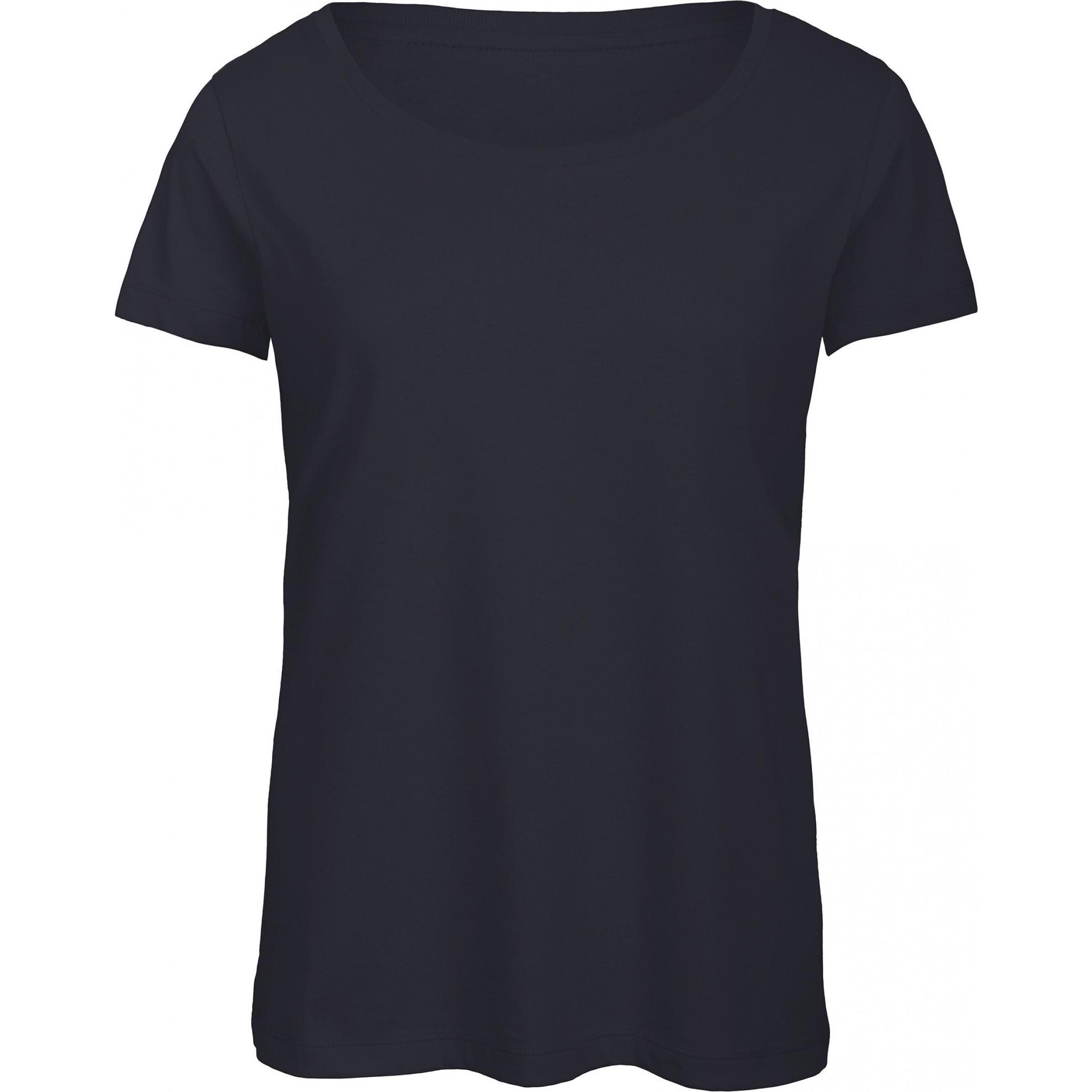 B&C, Damen, Shirt, Triblend, Blau, (XS)