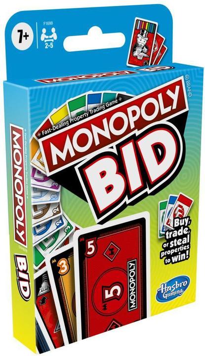 Hasbro Card game Monopoly Bid (Finnish, Swedish)