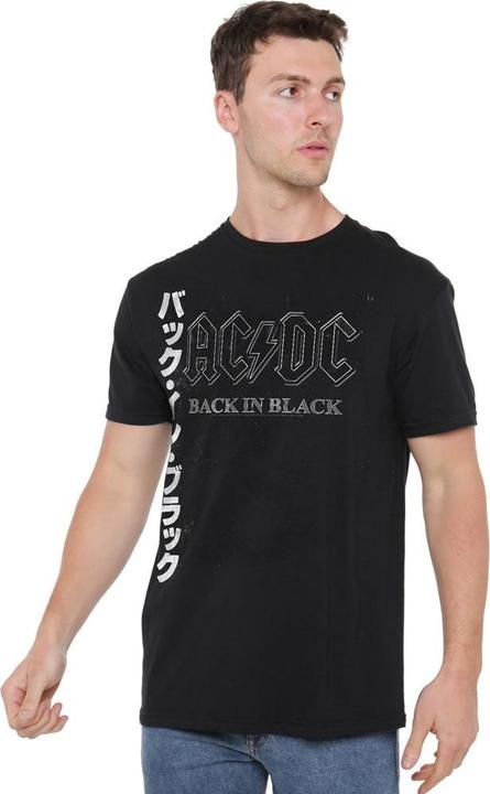 Actual product image AC/DC Mens Back in the Day Kanji T-Shirt (3XL)