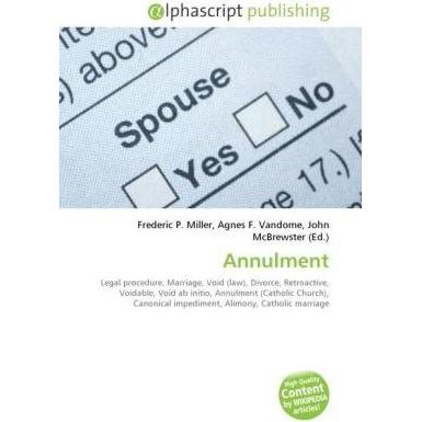 Annulment, Fachbücher
