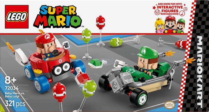 Actual product image LEGO Mario Kart - Baby Mario vs. Baby Luigi (72034, LEGO Super Mario)