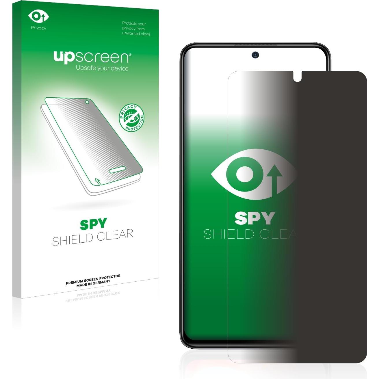 upscreen Spy Shield Blickschutzfolie (1 Stück, Xiaomi Redmi Note 11 Pro), Smartphone Schutzfolie, Blau