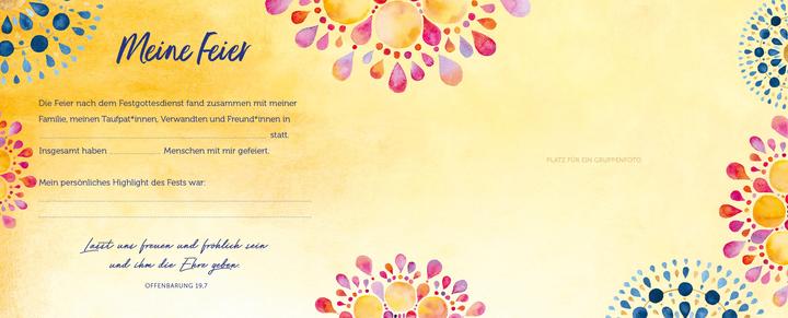 Produktbild Konfirmationsalbum mit Goldfolienprägung