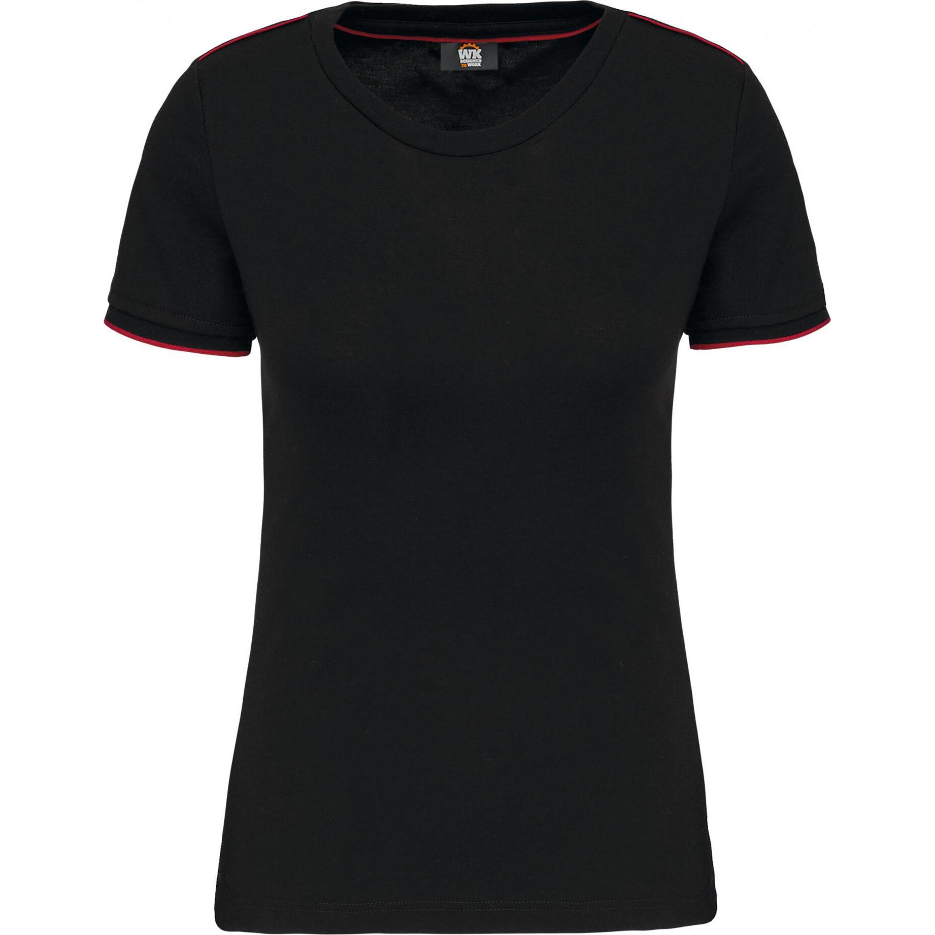 Kariban, Damen, Shirt, DayToDay, Schwarz, Rot, (XS)