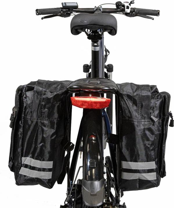 Actual product image EMG Durable and capacious bag, 100% polyester with 30LT capacity. Ideal for electric bikes (30 l, Luggage carrier bag)