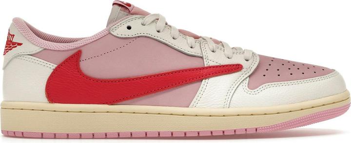 Jordan 1 Retro Low OG SP Travis Scott Sail Tropical Pink (40)