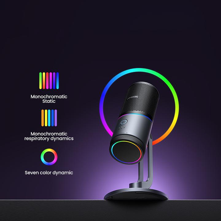 Actual product image Ugreen USB Microphone CM769 RGB