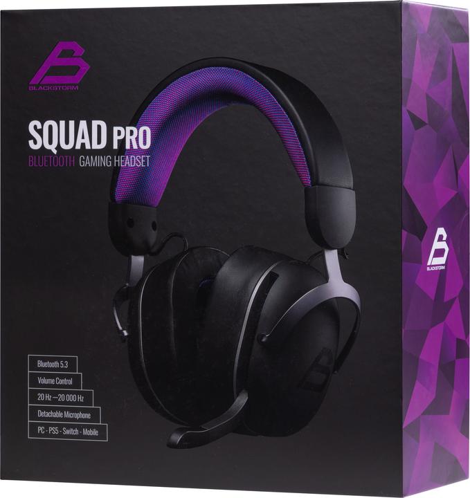 Produktbild Blackstorm Squad Pro Headset, black (Kabelgebunden, Kabellos)