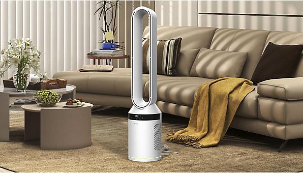 Produktbild Be Cool Turmventilator 40 W mit Beleuchtung, mit Fernbedienung, Oszillierend (62 dB)