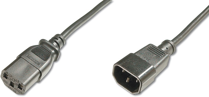 Produktbild Digitus Netzkabelverlängerung,1,8m (1.80 m, C14, C13)