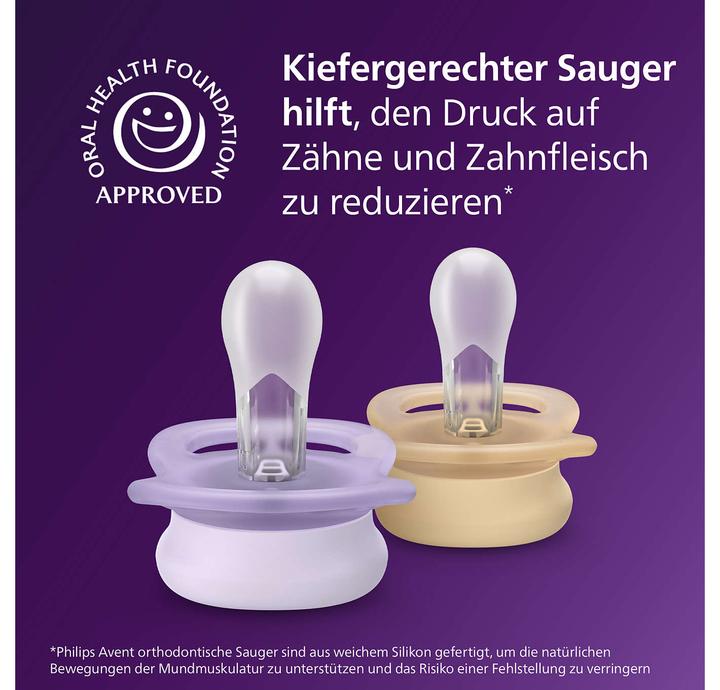 Actual product image Philips Avent Pacifier SCF075/11 ultra start (2x, 0 - 6 Months)