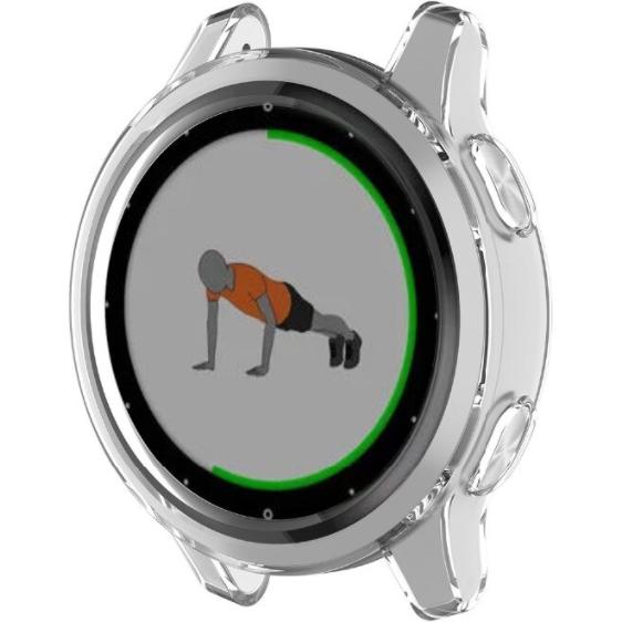 Strap-it Schutzhülle (TPU, vivoactive 4S), Uhrenarmband, Transparent