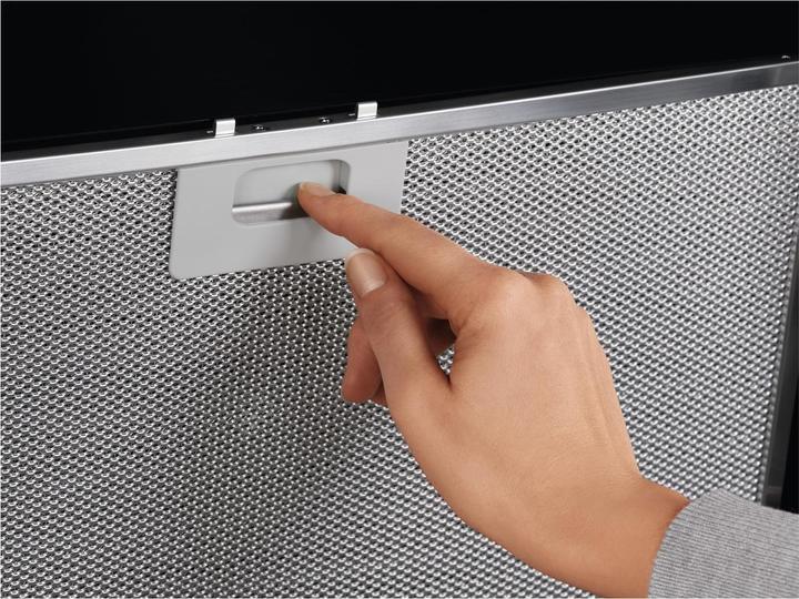 Image du produit Electrolux LFV619K Fixé au mur Noir 700 m3/h A (Hotte murale)