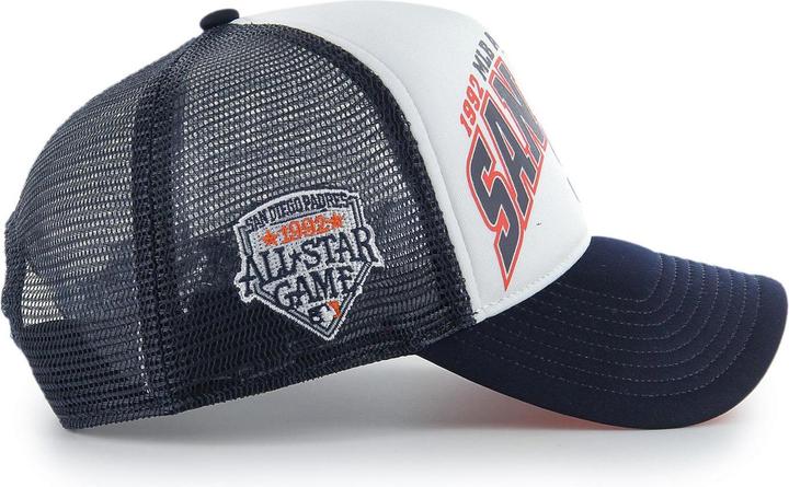 Actual product image 47 Brand Mesh Trucker Cap - Foam Champ San Diego Padres