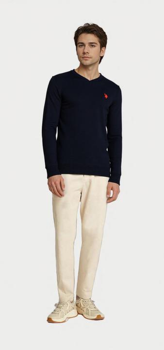 Produktbild U.S. Polo Pullover V-Neck Feinstrick (M)
