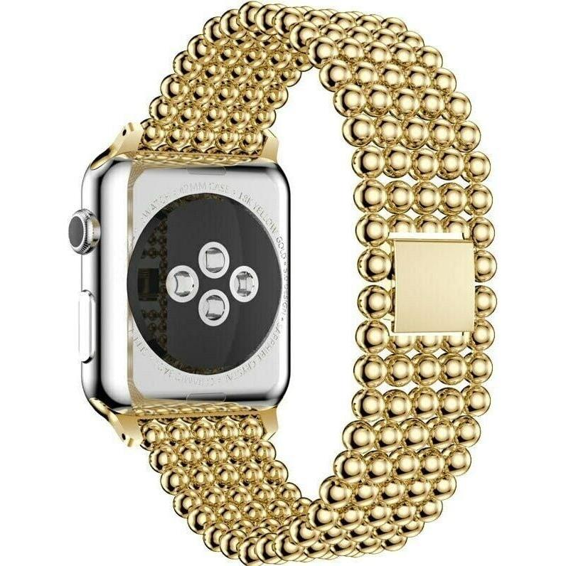 Thumbnail - Strap-it Armband (Edelstahl, Apple Watch), Uhrenarmband, Gold