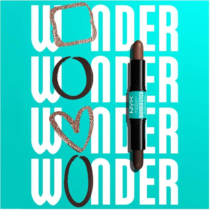 Actual product image NYX Professional Make-Up Wonder Stick Dual Face Lift (08 Deep Rich)