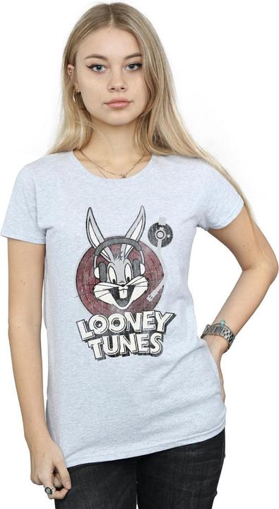 Actual product image Looney Tunes Womens/Ladies Bugs Bunny Logo Cotton T-Shirt (L)
