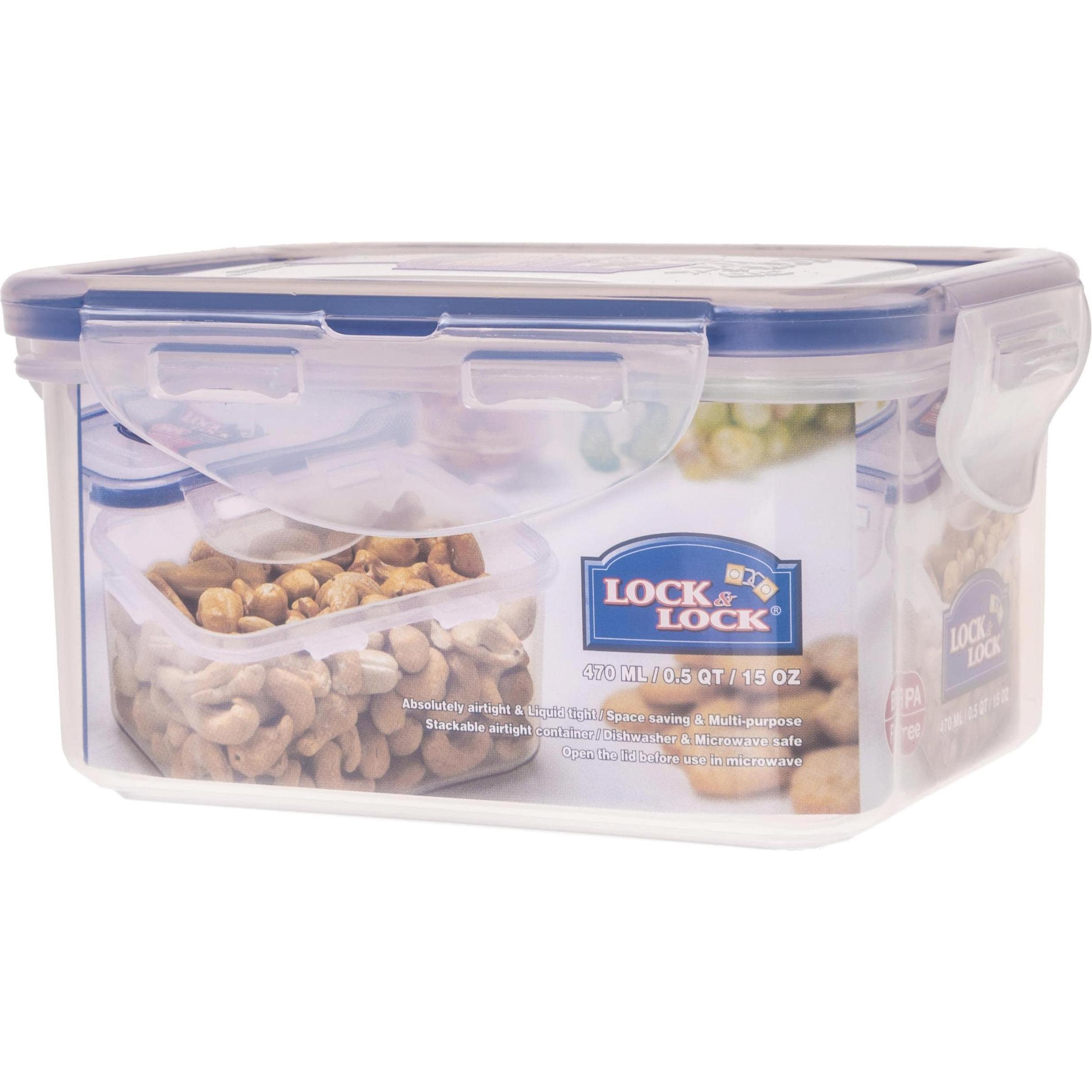 Lock & Lock Classic Rechteckig, Vorratsbehälter, Transparent