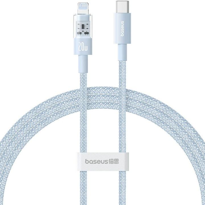 Produktbild Baseus - Data Cable Gem (P10373001311-00) - USB-C to Lightning, Fast Charging 20W, 1m - Galaxy Blue (1 m, 20 W)