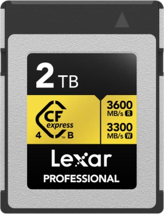 Actual product image Lexar Professional Gold 4.0 (2000 GB, CFexpress type B)