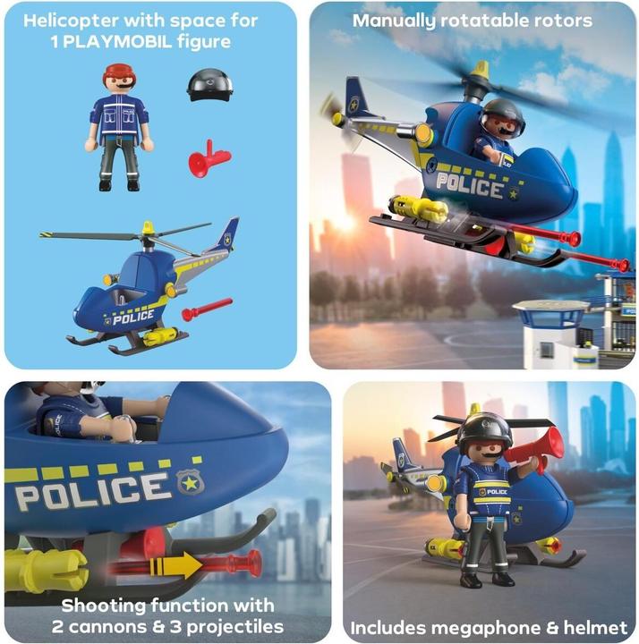 Immagine prodotto Playmobil 72080 Polizeihelikopter