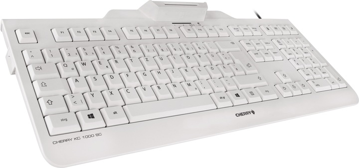 Actual product image CHERRY KC1000 SC Smartcard Light Grey EN (DE, Cable)